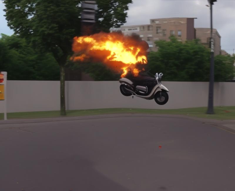 02957-3849593247-explosion artstyle, a moped going off a ridiculous trick jump.png